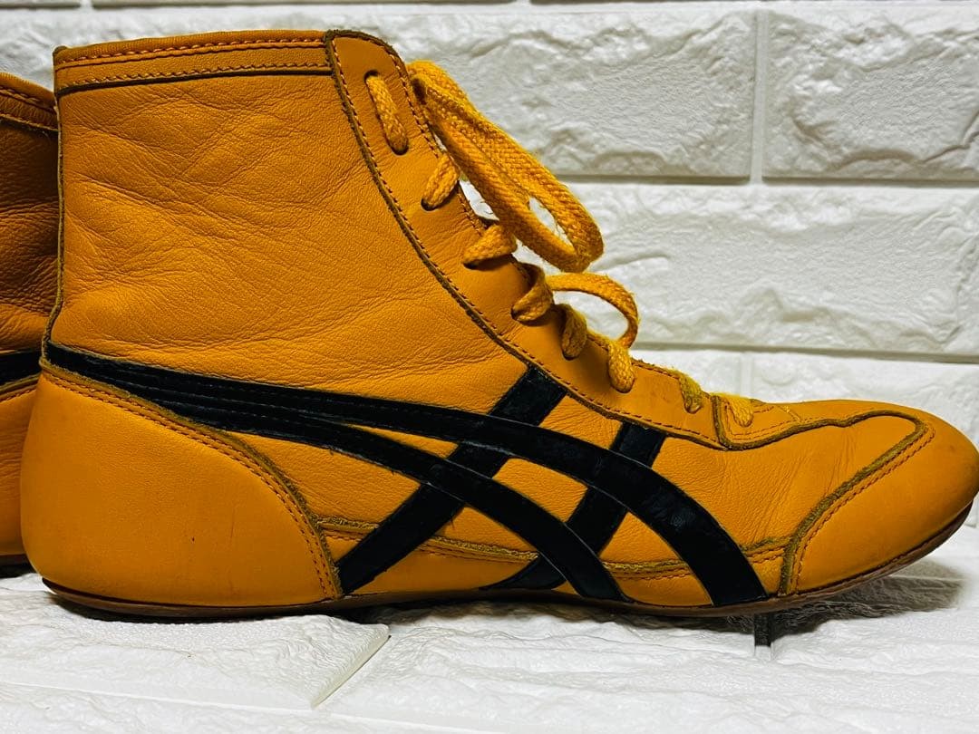 オニツカタイガー WRESTLING 81 LE (キル・ビルモデル) 26.5 Asics Onitsuka Tiger Wrestling 81 LE Kill Bill Shoes Yellow Black