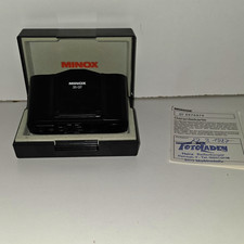 MINOX 35 GT Kompaktkamera 35 mm schwarz manuell mit Belichtungsmesser & Etui