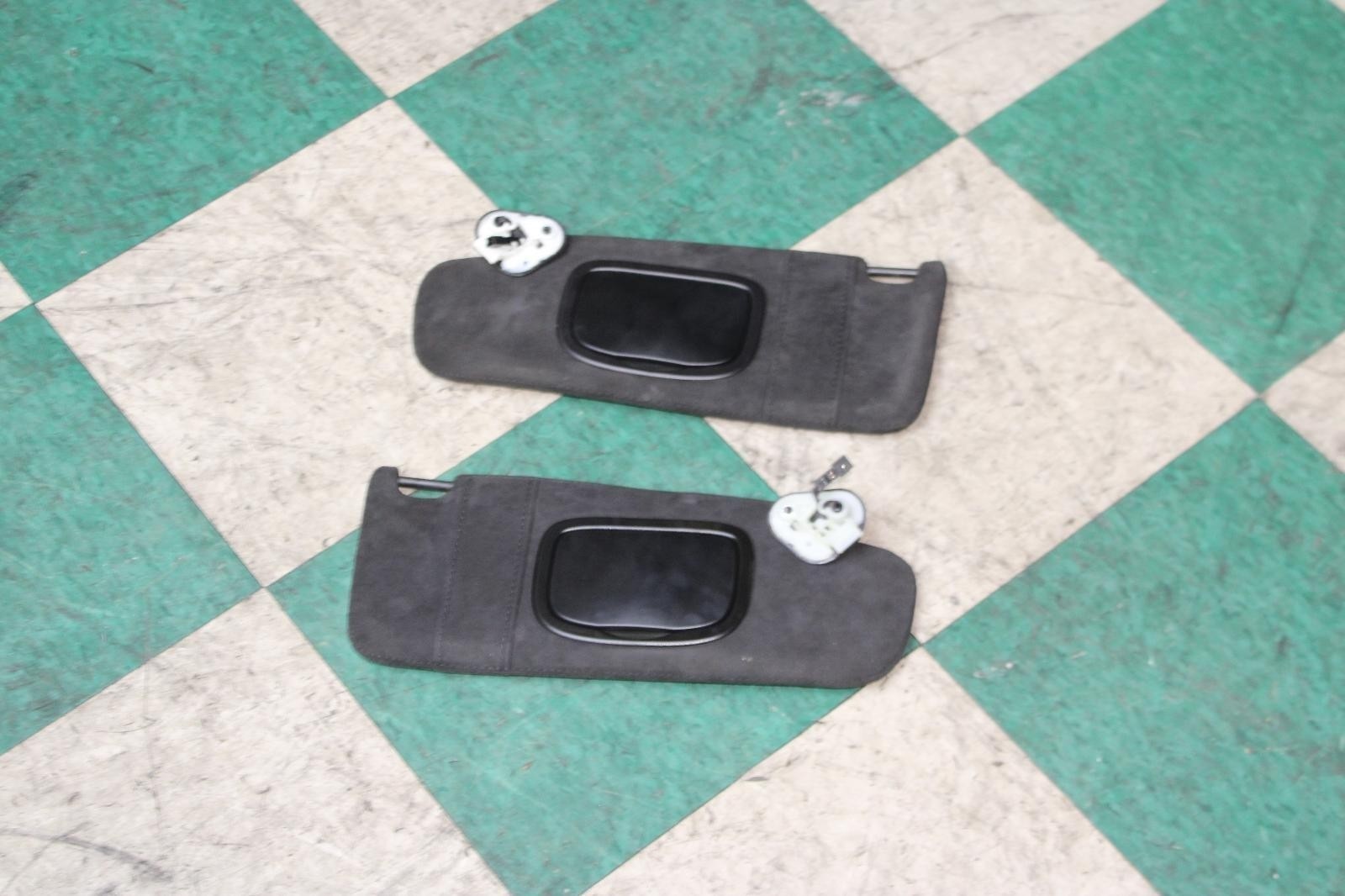 14-17 Quattroporte Nero Black Pair 2x LH RH Over Head Interior Sunvisor Unit OE