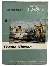 Officine Galileo Gami 16 italian camera Italy Brochure Instruction Frame viewer