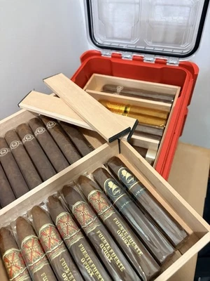 Milwaukee Packout Humidor 48-22-8435 With Spanish Cedar Inserts And Dividers - Image 1 of 4