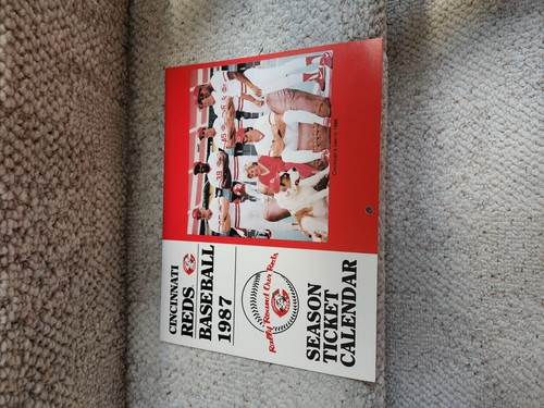 MLB Cincinnai Reds 1987 Season Ticket Calander! Preowned - Picture 8 of 16