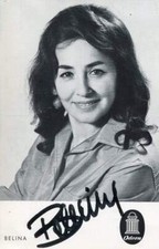 BELINA autograph jiddisch folksinger 1960s
