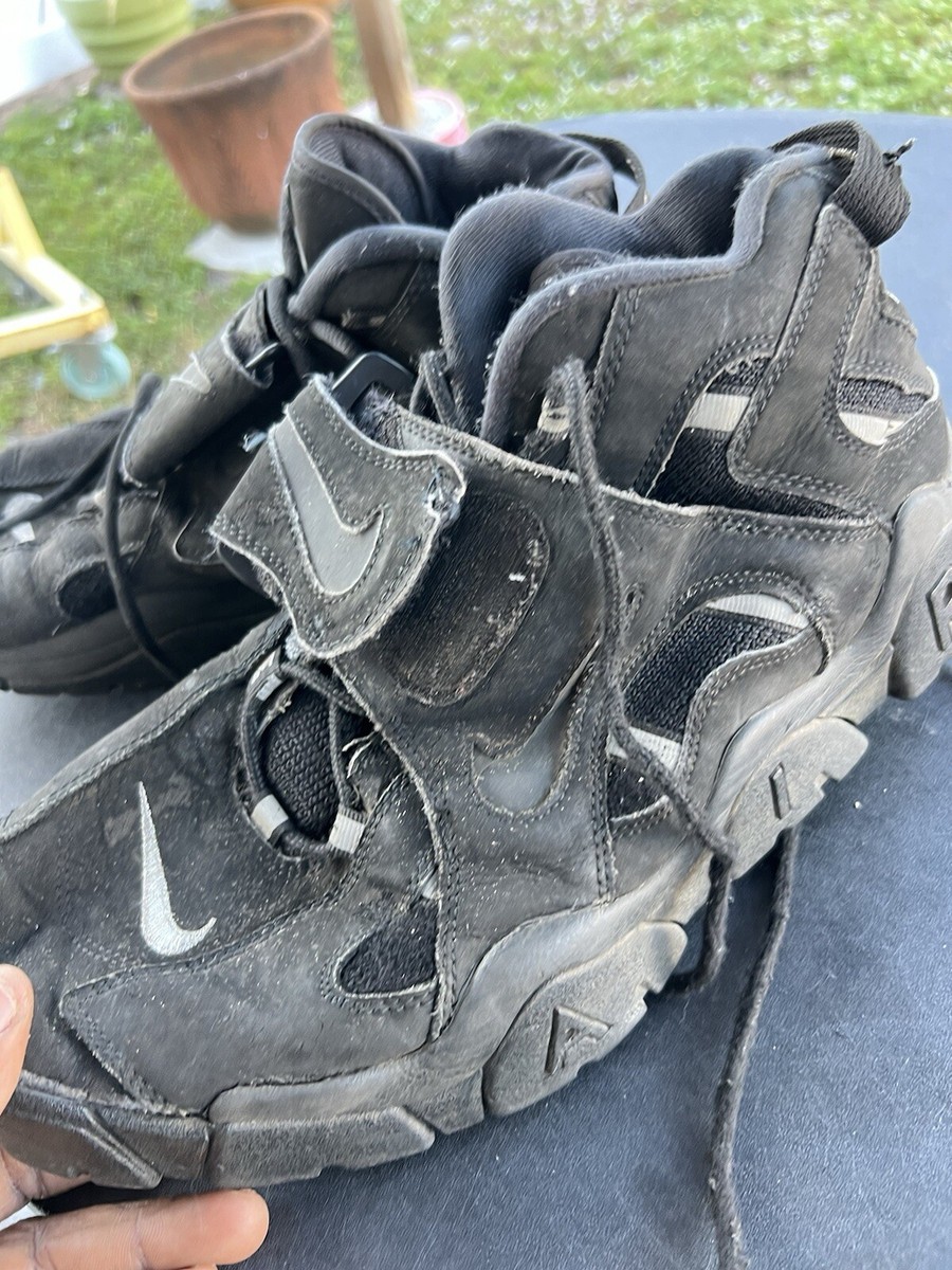 Size 12 - Nike Air Barrage Mid Black for sale online | eBay