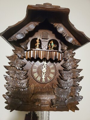 Vintage 90s M.I. Hummel and Danbury Mint German Musical Cuckoo