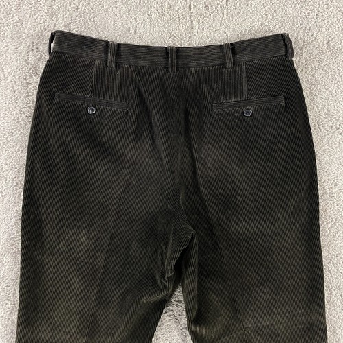 Brooks Brothers 346 Corduroy Pants Mens 36x32 Brown Cotton Standard Wale Chino - Picture 5 of 10