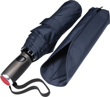 Windproof Travel Umbrella - Compact, Automatic, Wind Resistant, Strong and Porta