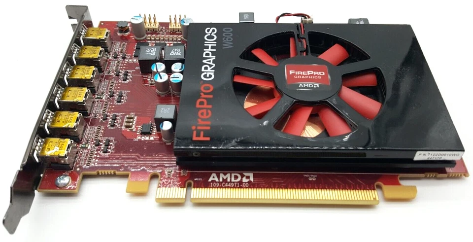 AMD FirePro W600 PCIe x16 3.0 128-Bit Graphics Card | 2GB GDDR5 1000MHz - Image 2 of 4