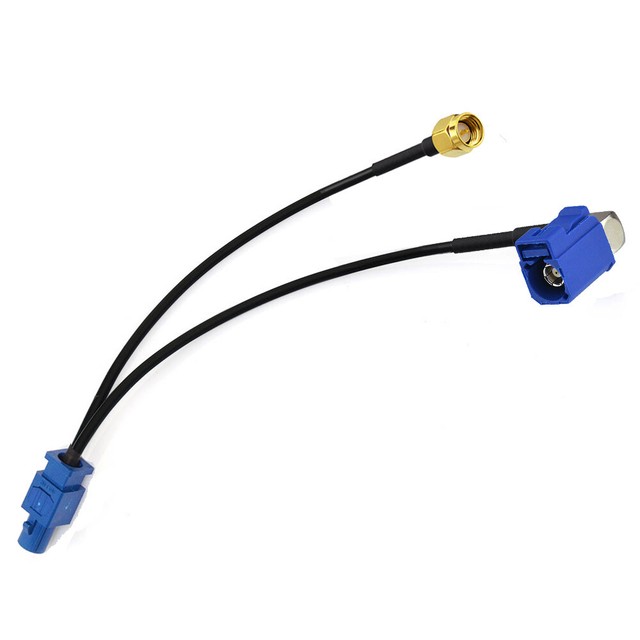 Blu Fakra C Maschio/femmina A SMA Maschio Spina RG174 Cavo Di Prolunga Per Antenna Di Navigazione GPS Per Auto Adattatore Coassiale RF - 2