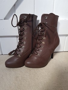 pleaser victorian boots