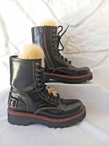 WOW COACH Moto Hiker Boot Box Calf Size 