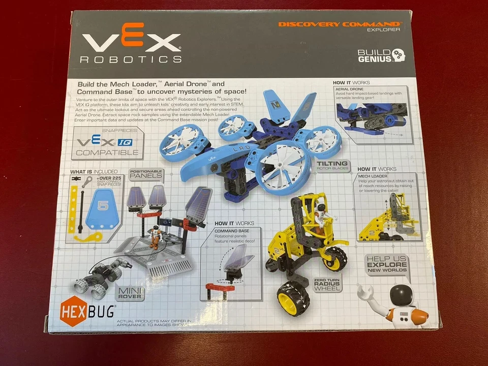 VEX Robotics 3 New In Box Zip Flyer Discovery Command Rescus Division Explorer - Image 3 of 4