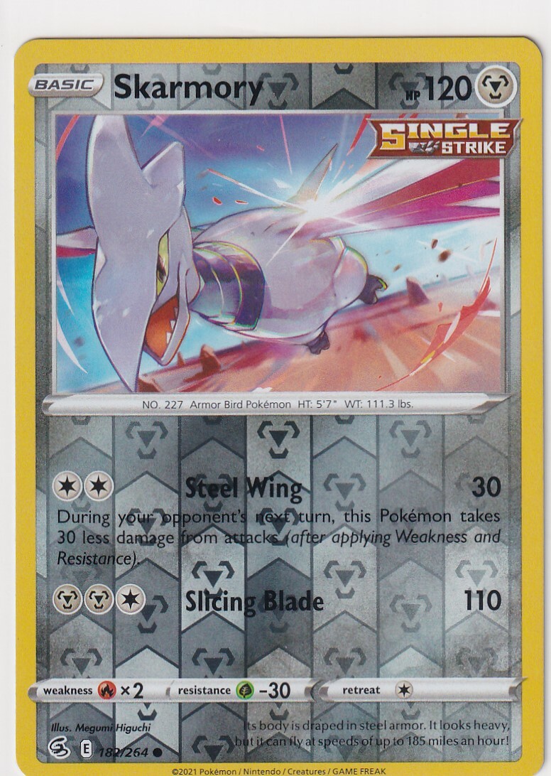 Pokemon TCG - Fusion Strike - Skarmory 182/264 - Foil - Z1995