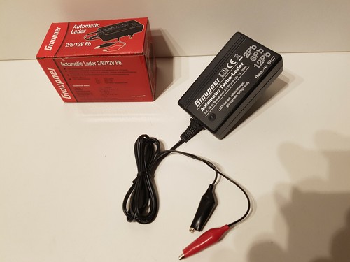 Graupner 6457 – Caricabatterie automatico 2V/6V/12V Pb (piombo) 1A 120-240V AC - Foto 5 di 8