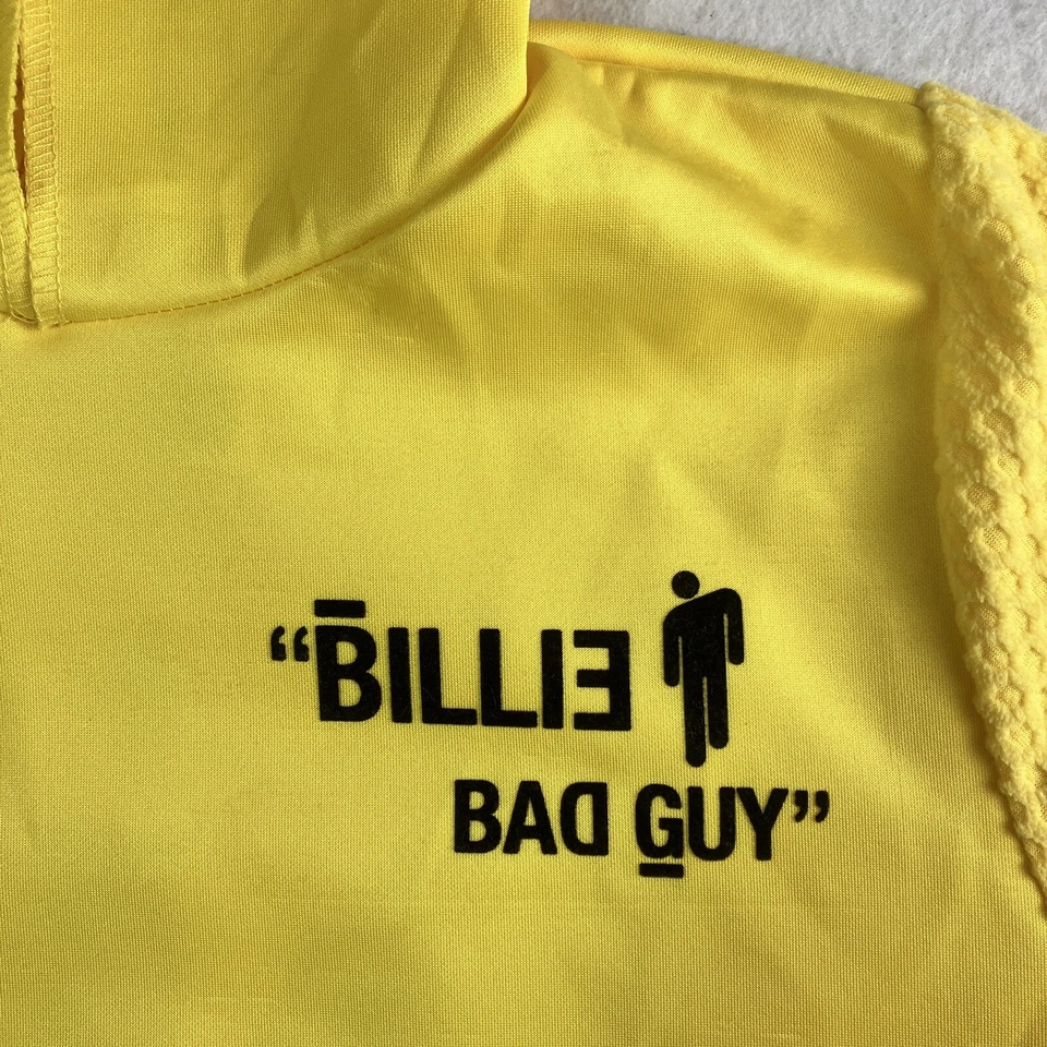 Billie Eilish "Duh" Sudadera con Capucha Juvenil L (10/12) Bad Guy Sudadera Pullover Amarillo Foto 3 de 4