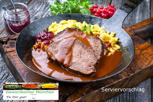 Sauerbraten Gewürzmischung 60g im Glas Gewürzkontor München - Bild 2 von 3