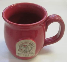 CHEESEHEAD RUN Hilbert Wi  Sunset Hill Stoneware Handcrafted in USA  Mug RARE