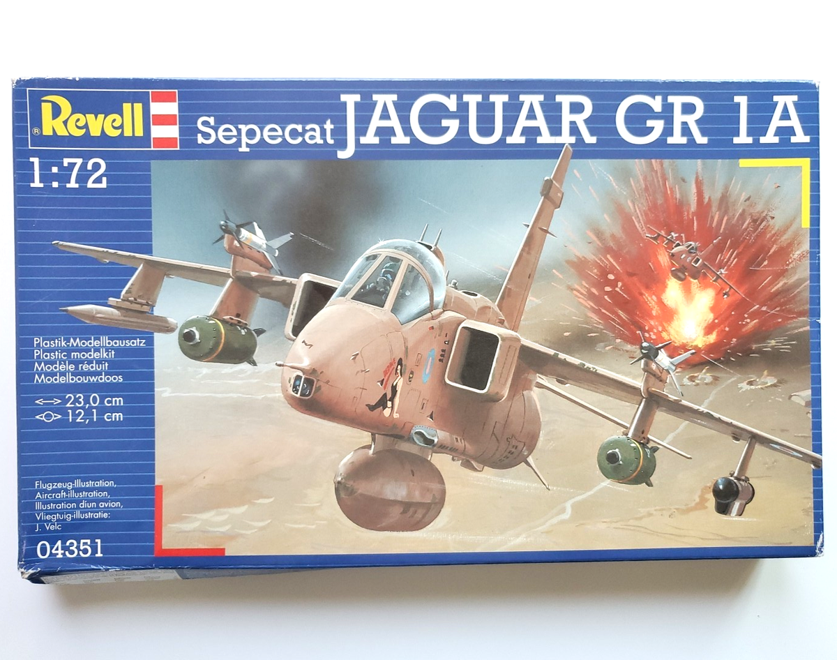 Revell 1:72 Sepecat Jaguar GR 1A Airplane Model Kit 04351