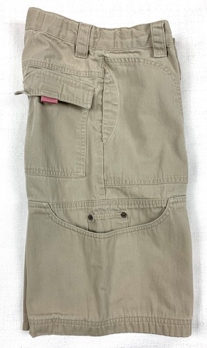 GAP Size XS-12 BEIGE Twill CARGO SHORTS Heavy-Duty + Unusual Pocket R Leg - Picture 7 of 8