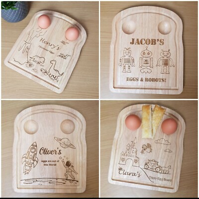 Ostergeschenk für Kinder, personalisiertes Dippie-Eierbrett, Ei und Soldat-Eierbecher 