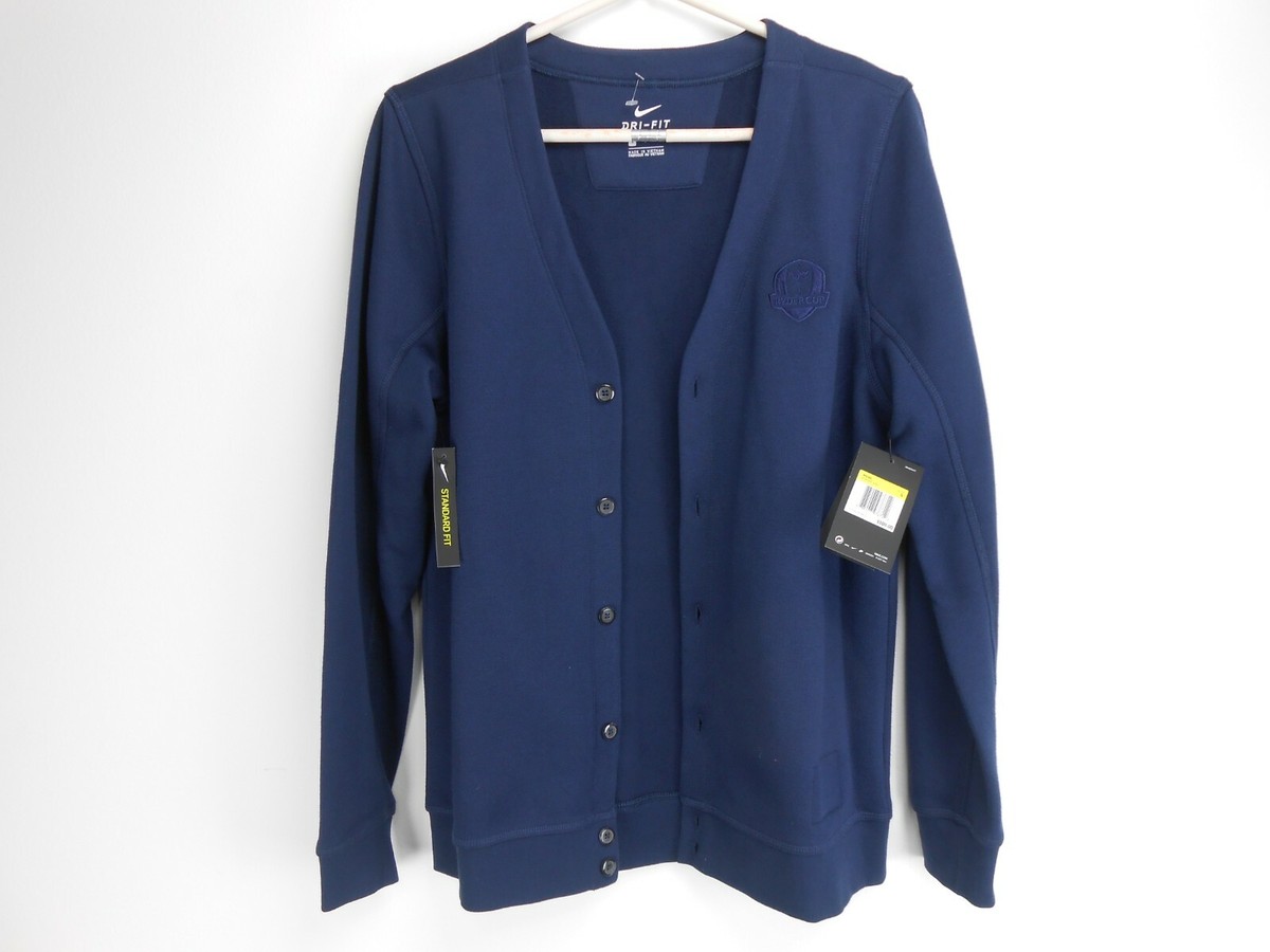 RARE 4xl Nike Dri-fit Ryder Cup 2018 Men Long Sleeve Golf Cardigan