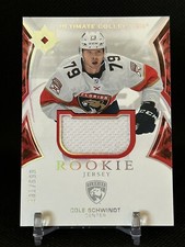 2021-22 ULTIMATE COLLECTION ROOKIE 186 Florida Panthers 181/699 COLE SCHWINDT
