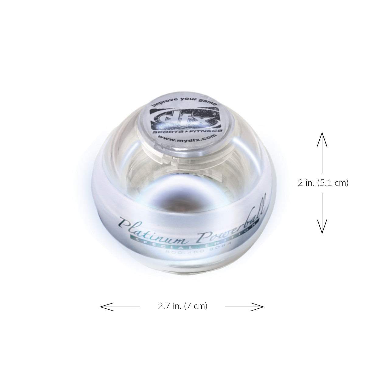 Powerball Platinum White- NEW - from DFX