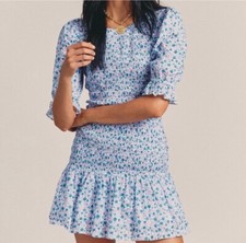 LoveShackFancy Luppa Smocked Mini Dress medium