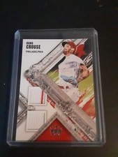 HANS CROUSE - 2022 Diamond Kings Baseball DK MATERIALS insert - Rookie #DKM-HC