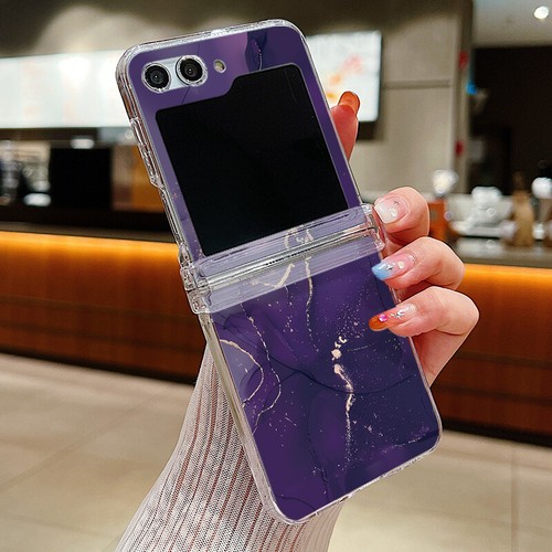 Funda de mármol para Samsung Galaxy Z Flip7 Flip6 Flip5 Flip4 3 cubierta rígida a prueba de golpes - Imagen 25 de 26