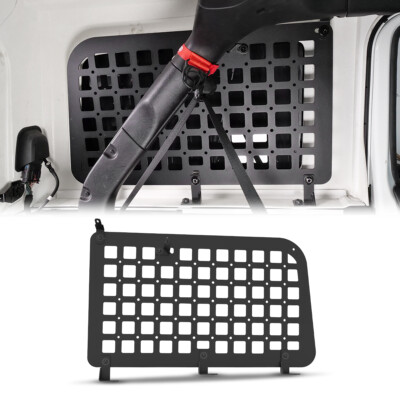 Rear Metal Window Molle Panel For 2018-2025 Jeep Wrangler JL 4 Doors