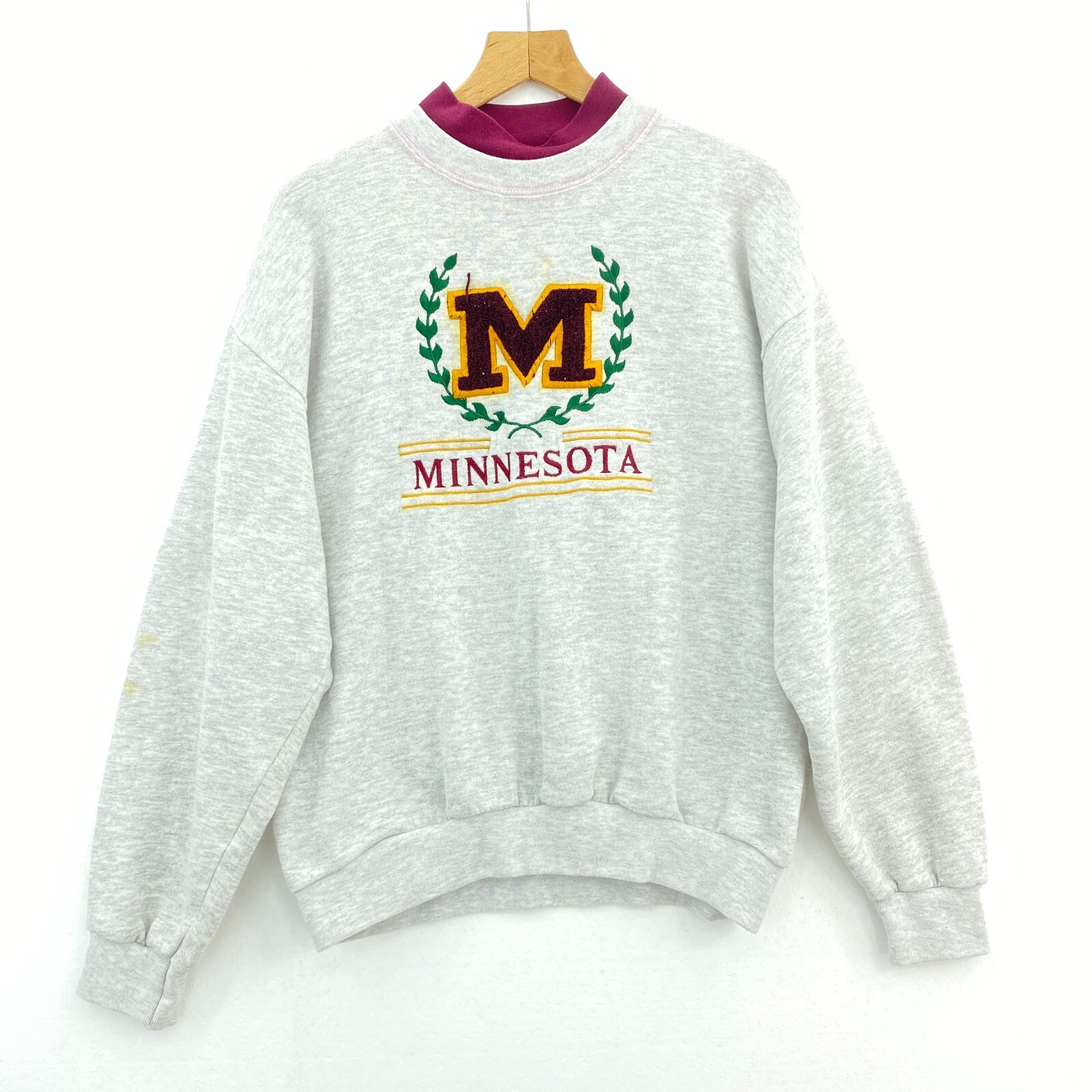 Vintage High Neck Sweatshirt Minnesota 