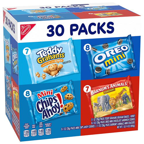 Nabisco Team Favorites Variety Pack, OREO Mini, CHIPS AHOY! Mini, Teddy Grahams - Picture 11 of 12
