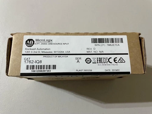 SEALED Allen-Bradley 1762-IQ8 /A MicroLogix 24VDC Input Module US Free Tax - Picture 3 of 7