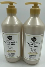 SHOWER MATE K-BEAUTY TWIN PACK! Honey Dutch Goat Milk Body Wash-PH Balancing-NEW