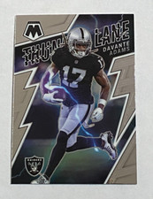 2022 Panini Mosaic Thunder Lane #TL-9 Davante Adams Las Vegas Raiders