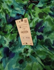 NWT ZARA Floral Print Midi Dress w/ Front Ruching Multicolored 2598/116 Size S