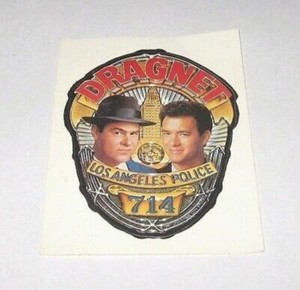  DRAGNET 1987 Rare MOVIE PROMO STICKER - TOM HANKS DAN AYKROYD Free Shipping