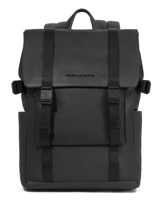 PIQUADRO David One Compartment Computer Backpack Rucksack Rucksack Black schwarz