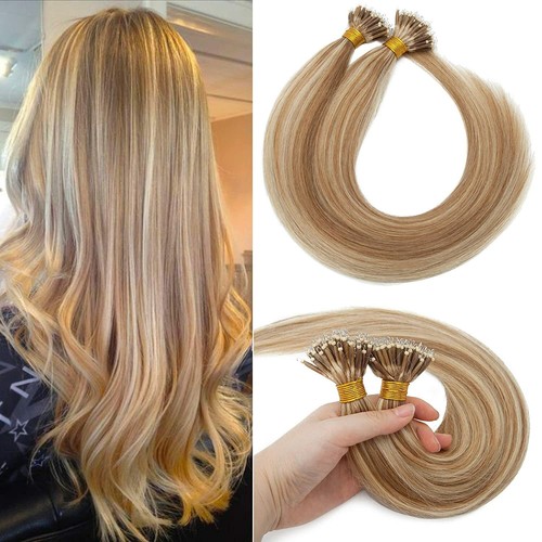 Micro Nano Beads Nano Ring Tip Hair Extensions 100% Real Remy Human Hair Thick1g - Picture 95 of 122