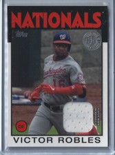 2021 Topps Series 1 - Victor Robles - #86R-VR Topps 1986 Baseball Relics - Patch
