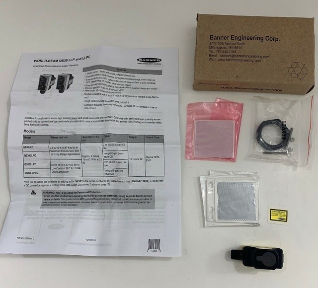 Banner World Beam Qs30 Qs30llpc 71377 For Sale Online Ebay
