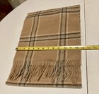 Camel Color 100% Wool SCARF 13x64” New — photo 2