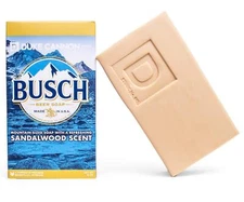 Duke Cannon Busch Beer Soap For Men | Refreshing Clean Sandalwood Scent |