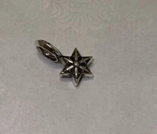 Authentic [Chrome Hearts] Stack Charm Star A Silver