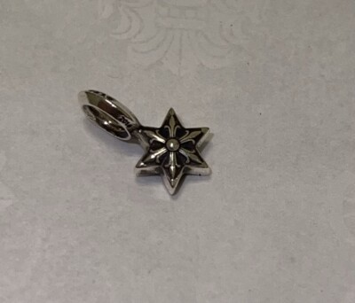 Authentic [Chrome Hearts] Stack Charm Star A Silver | eBay