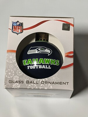 FOCO NFL Seattle Seahawks Ornement d'arbre en bois avec nain