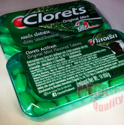 2 X CLORETS ACTIZOL PLUS COOL MINT TABLETS 14g | eBay