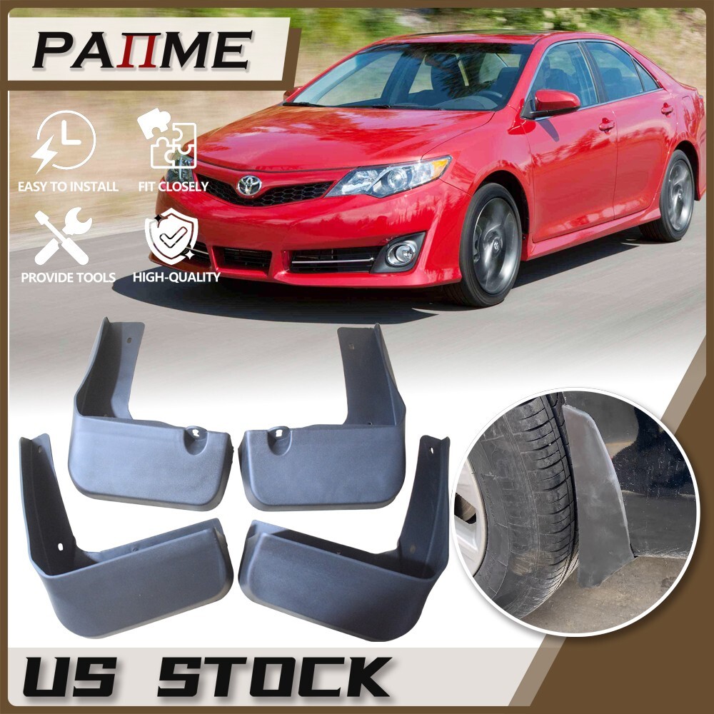 Toyota Camry SE Sport Mud Flaps 2012-2014 Model Universal Fit Mudguards-image