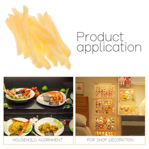 30Pcs Fake Bread Artificial Food Simulation French Fries Model Drawing Display - Picture 10 of 11